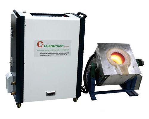 Horno de inducción de frecuencia media de DSP 100KW para el oro de acero cobreado