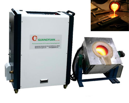 Equipo de fusión 60KW de la inducción de la frecuencia de la luz 10KHZ con la pantalla táctil