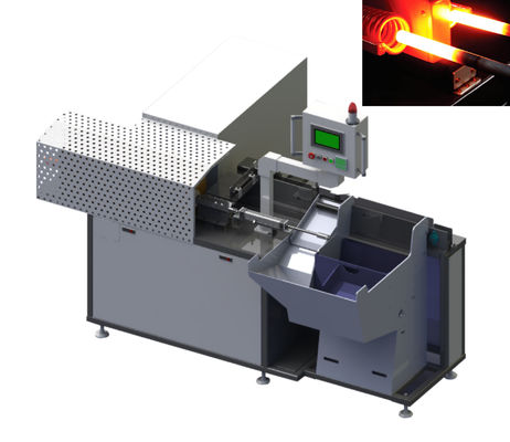 Horno de la forja de la inducción de la refrigeración por agua 60KW para la calefacción de la barra de acero de 50m m