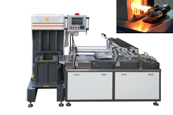 Máquina de recalcar de la inducción automática 100KW para la forja de acero de cobre de cobre amarillo