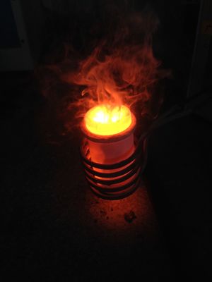 sistema de fusión de la inducción 10-1000kg/H con la pantalla táctil y el sistema de Igbt
