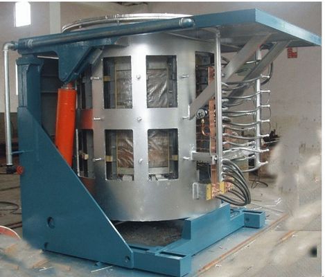 Máquina de fusión por inducción de parada de emergencia 1-1000 kg/h Capacidad Horno de crisol de inducción